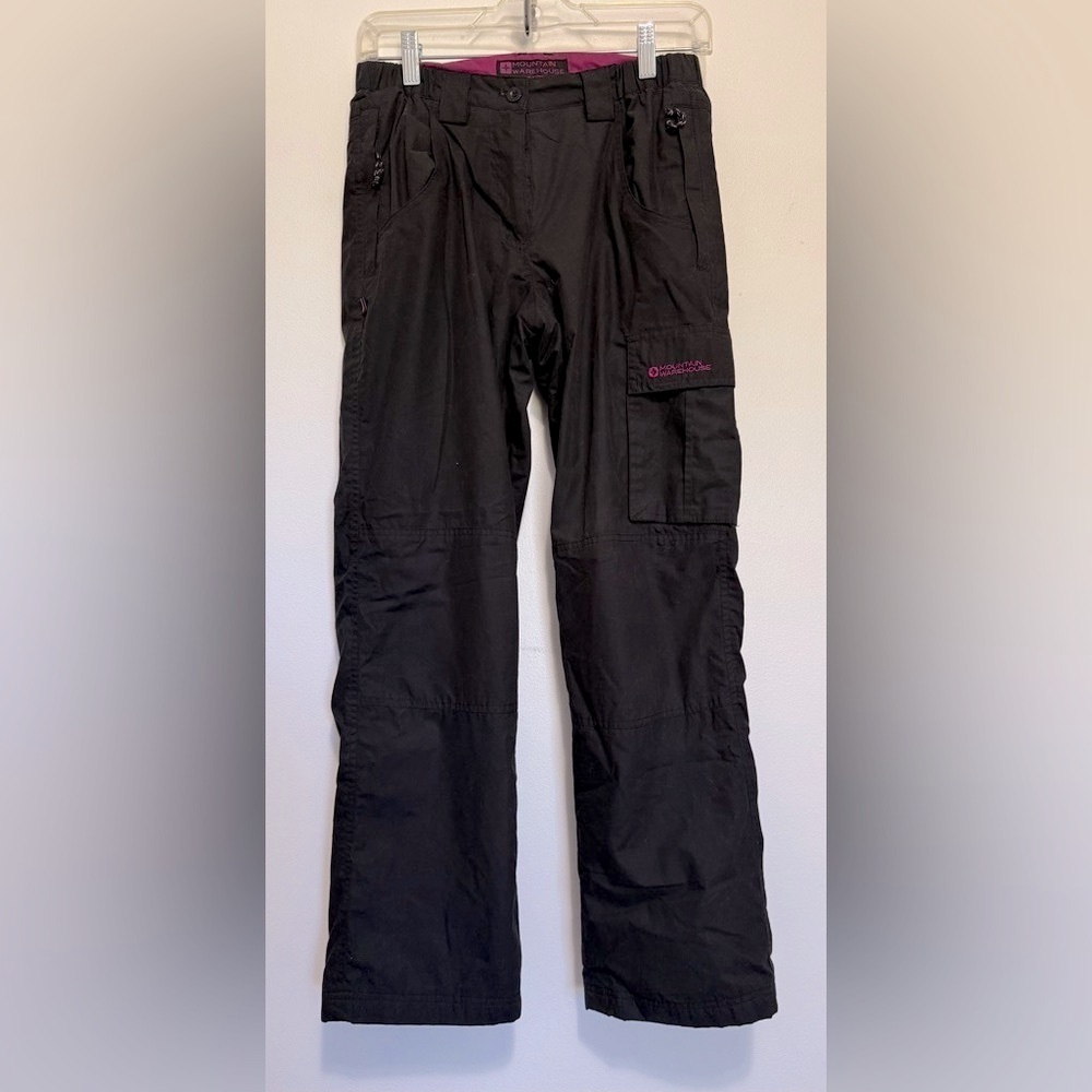Mountain Warehouse Fleece Lined Fast Drying, Fade Resistant Cargo Pants - Sz 2